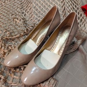 Coach Nude Round Toe Pumps